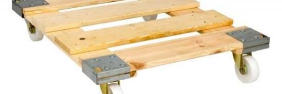 Holzrollplatte